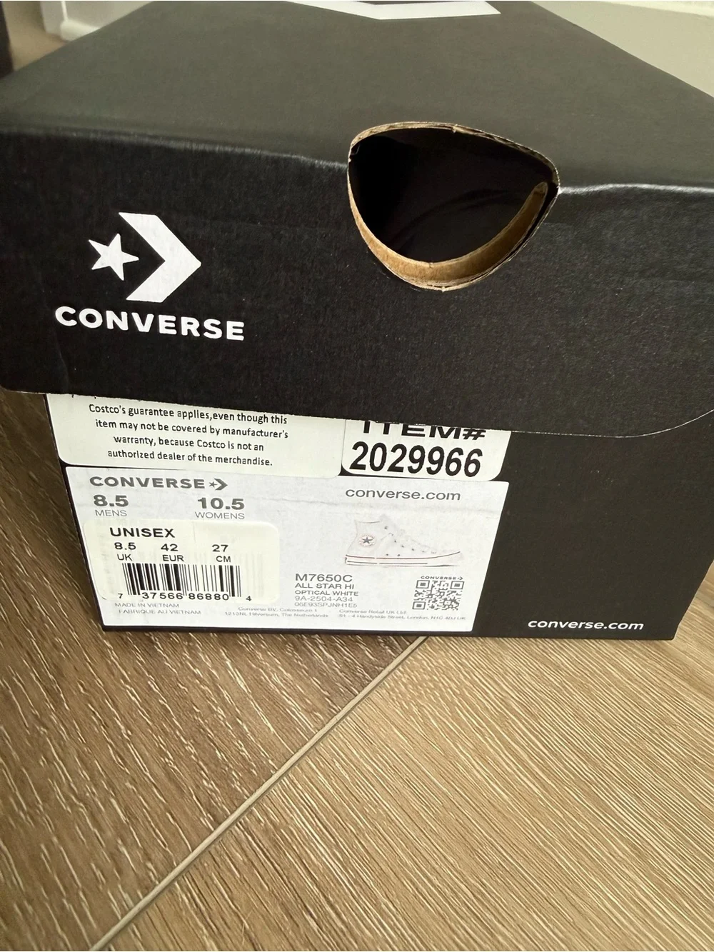 NIB Converse All Star Chuck Taylor Optical White  High Top Sneakers Womens Men’s